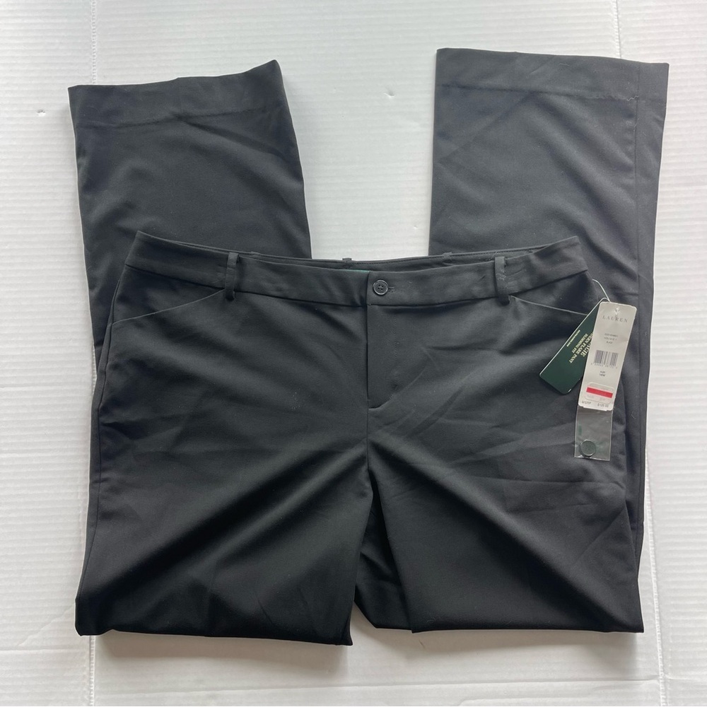 Lauren Ralph Lauren Women's Sz. 18W Black Jacie Modern Flare Pant NWT - Picture 8 of 16